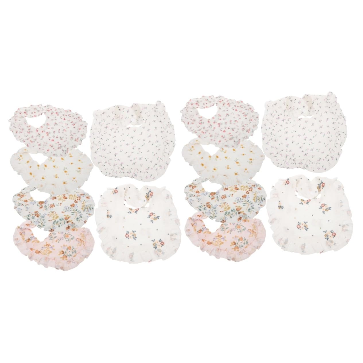Abaodam 12 Piezas Bolsa De Saliva De Bebé Baberos Bandana Baba Baberos De Bandana Para Bebé Giratorios De 360 ​​° Toallas De Saliva Para s Toalla De a De Algodón