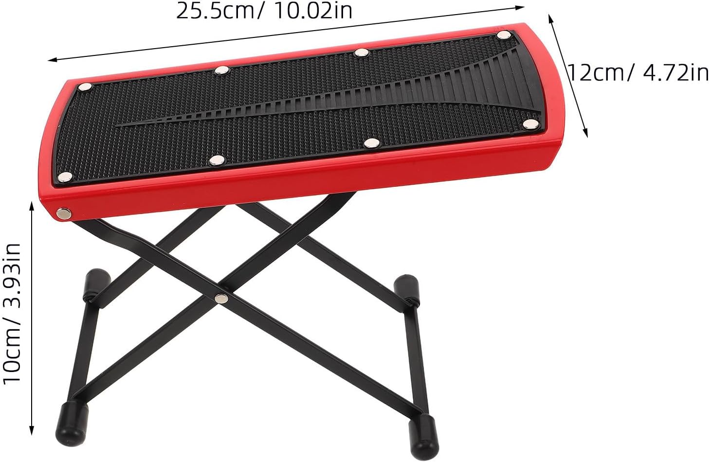 Foldable Guitar Foot Stool 6 Position Adjustable Footrest