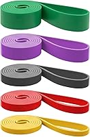 Augknot Resistance Bands Set: 5-Level Pull Up Assistance Bands (5-125 lbs) for Working Out, Physical Therapy, Stretching & Home Gym - Men/Women