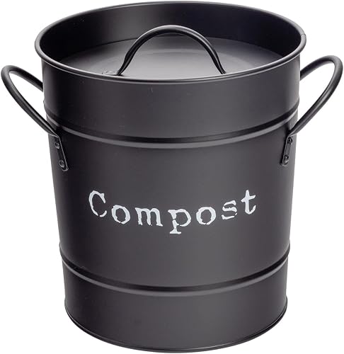 Housewares 1x Poubelle à Compost de Cuisine d'intérieur Harbour