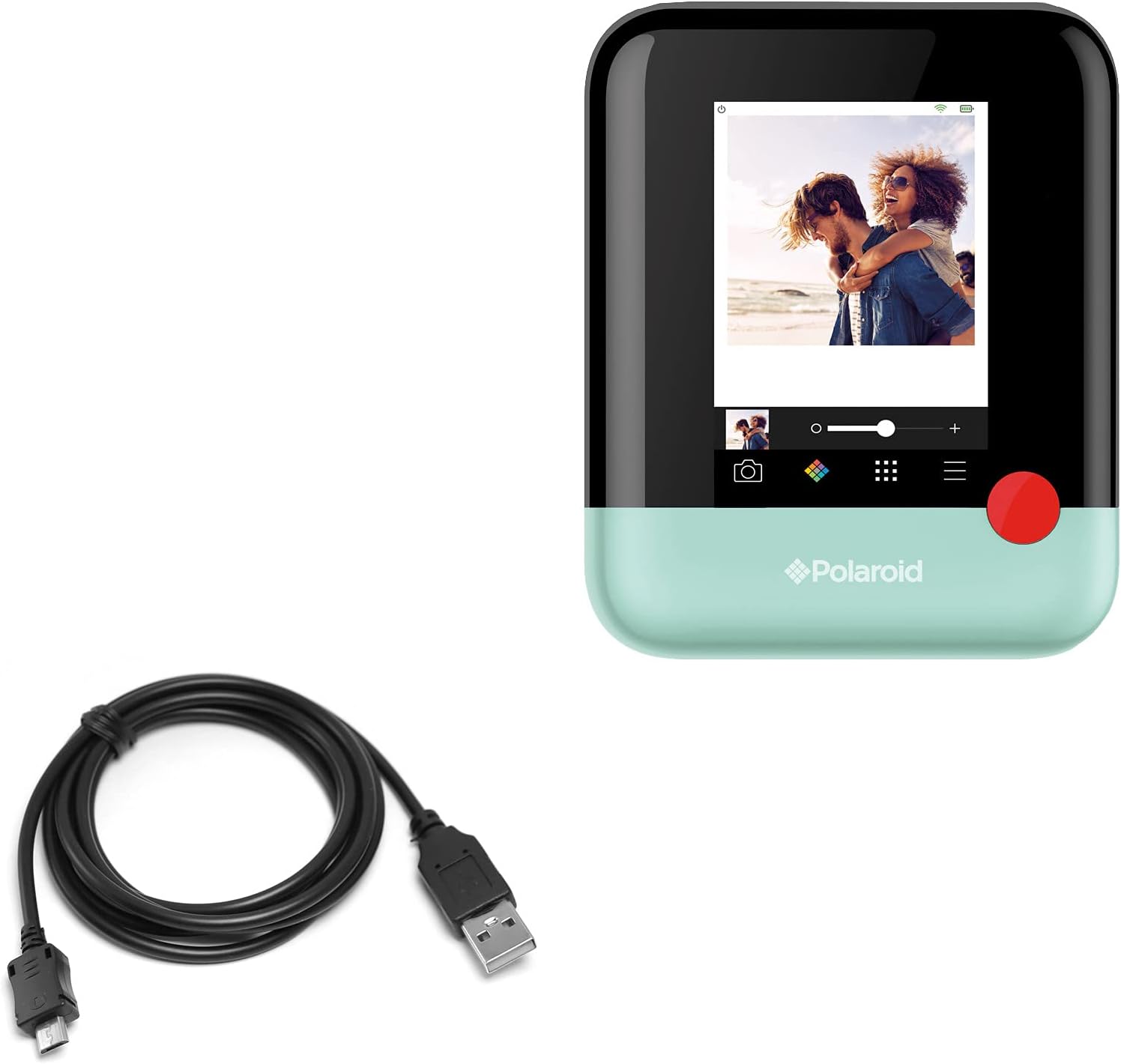 Cable Compatible with Polaroid Pop - DirectSync Cable, Durable Charge and Sync
