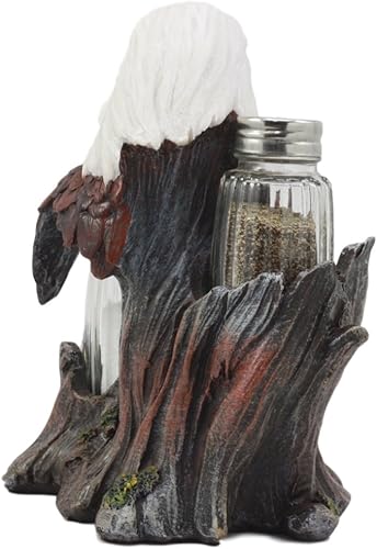 Miniatura 5 de Ebros Gift Patriótico Americano Águila Calva Salero y Pimentero Salero Estatuilla Decoración 7 "H Águilas Aves De Presa Rey De Los Cielos Alas De