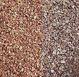 Teichkies Granitsplitt rot/Herbstlaub 20 Kg Granit Splitt Zierkies Gartenkies Teichkies Waschkies 16-32 mm