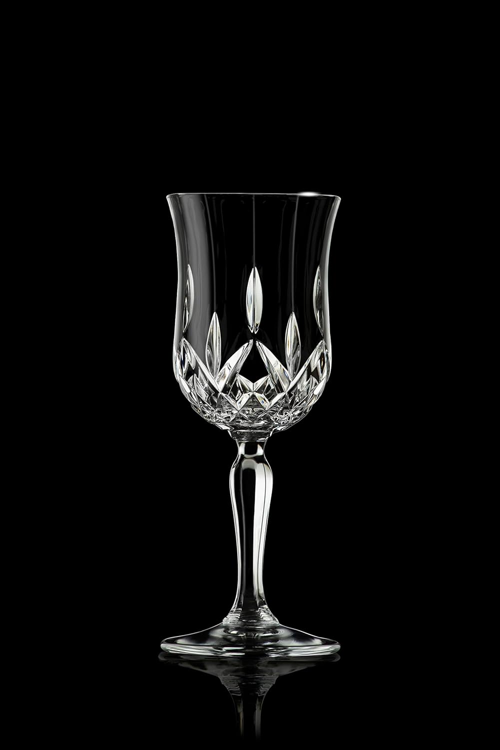 Barski Wine Glass - Goblet - Red Wine - White Wine - Water Glass - Stemmed Glasses - Set of 6 Goblets - Crystal like Glass - 7.75 oz. Beautifully - Cut Crystal - Designed Made in Europe - Image 5