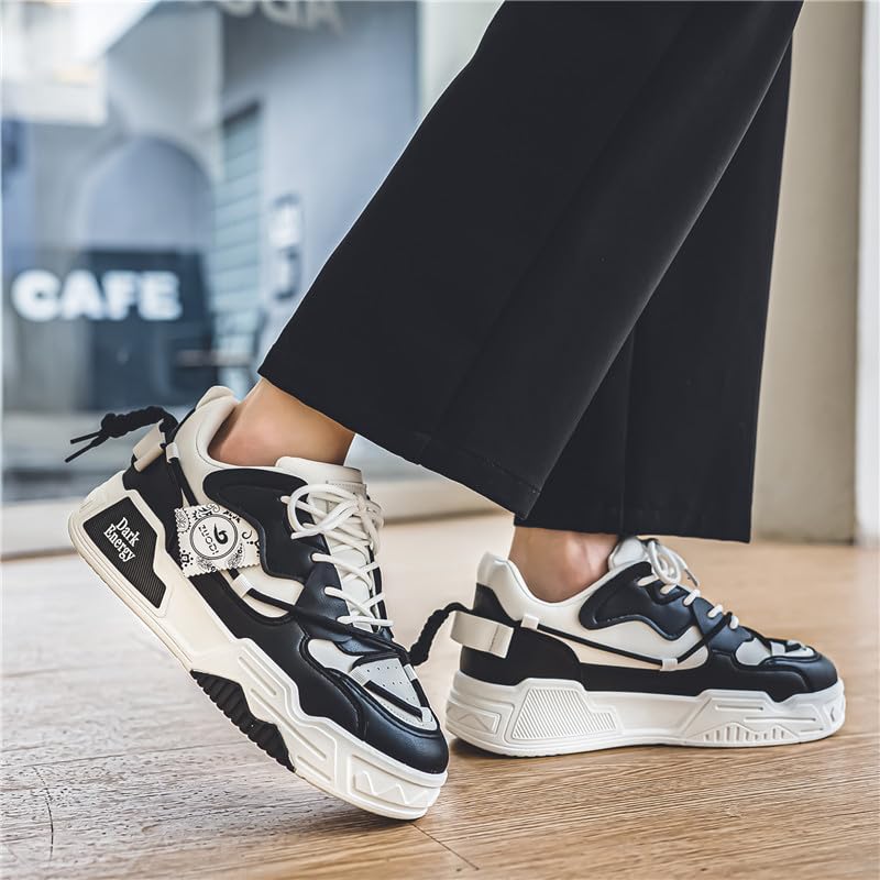 Men's Fashion Sneakers - Casual Low Top Lace Up Skate & Tennis Shoes for Comfortable Walking4
