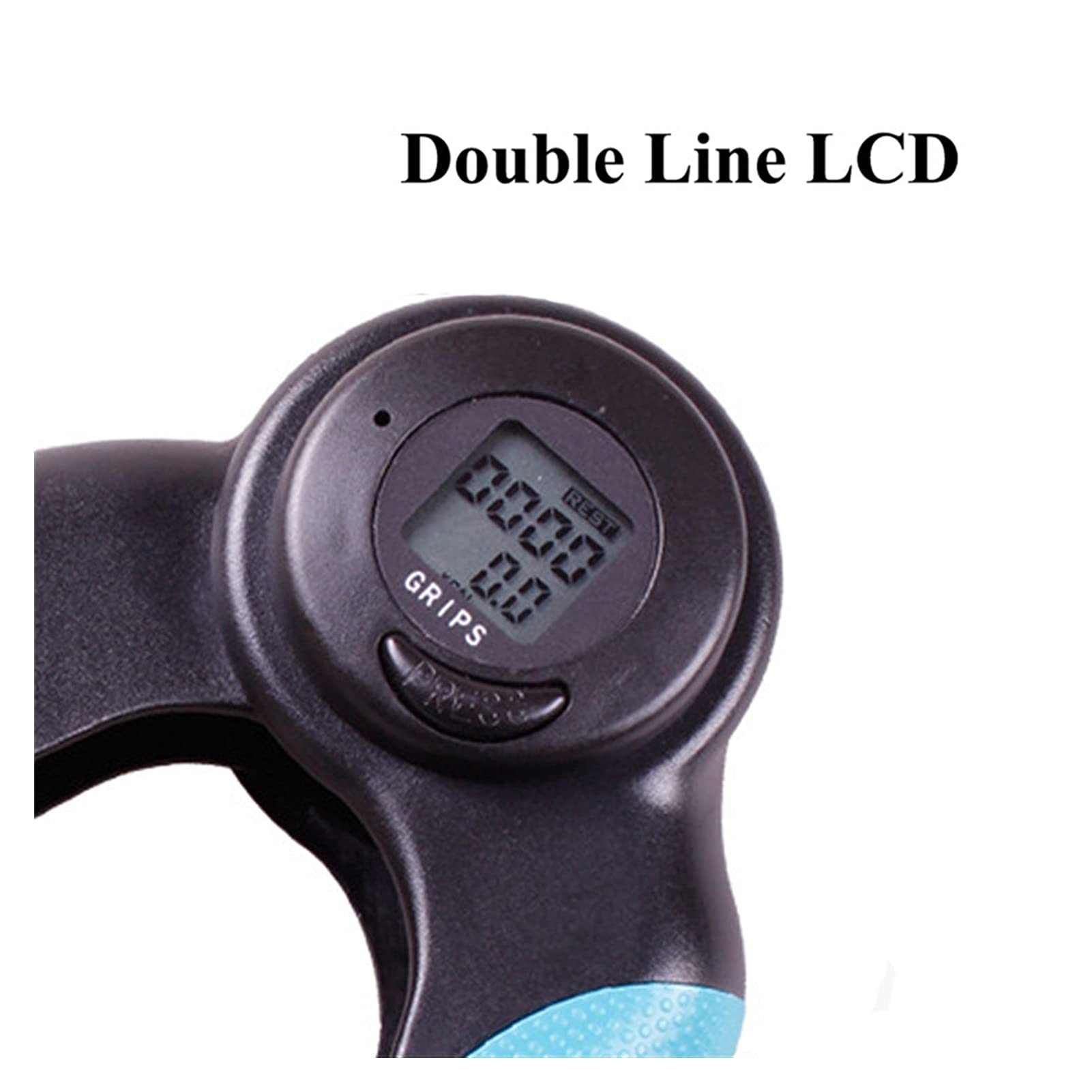 Dinamómetro digital, medidor de fuerza Ejercicio Dinamómetro Ajuste Ajustable Amplio Aumento Fuerza Dedo Pitch Digital Brazo Ejercicio Fitness Muñeca Antebrazo para uso deportivo, escolar y doméstico