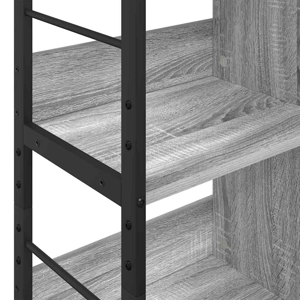 Generisch Bücherregal Graues Sonoma 82 x 32 x 112 cm Holzwerkstoff,Möbel,Regalsysteme,Bücherregale Bücherschränke-883991