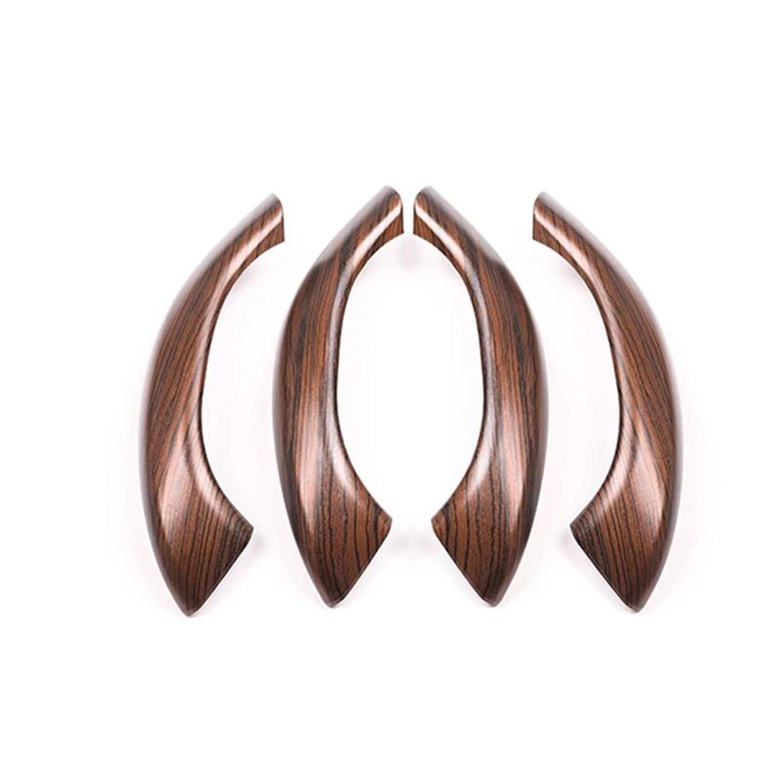 BLNETU for X1 F48 2016-2019 Car Interior Door Handle Trim Cover for X2 F47 2018 2019 Accessories 4pcs (Pine Wood Grain)