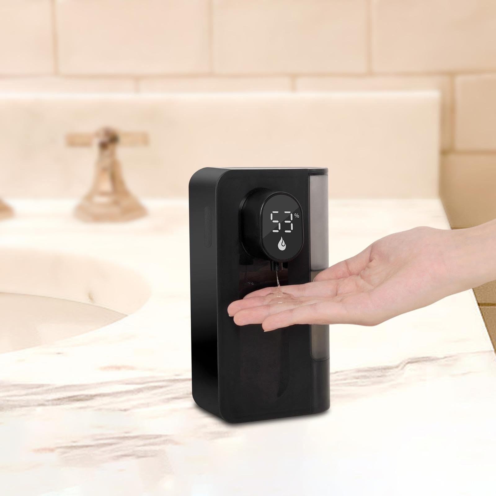 Dispensador Automático de Jabón de 500 Ml, Eléctrico Moderno Y Ajustable.