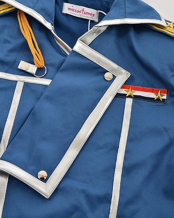 miccostumes Men's Blue Coat and Pants Cosplay Costume Uniform Outfit Small by miccostumes - Image 6