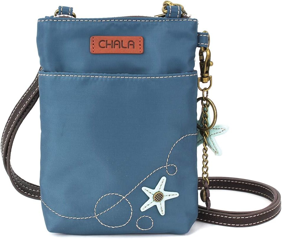 CHALA Crossbody RFID Cell Phone Purse - Women Nylon/Faux Leather Multicolor Handbag with Adjustable Strap Venture - Image 4