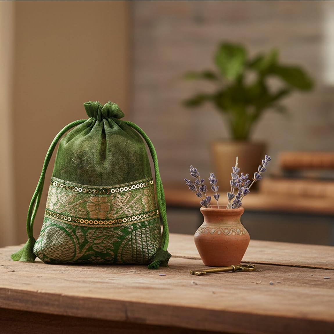 Touchstone Drawstring Bags Traditional Indian Handcrafted Fabric Perfect for Gifts Jewelry Weddings Pouches Purses Potli