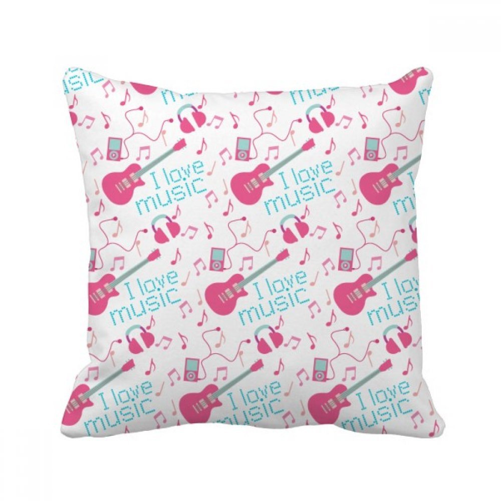 Coussin musique gris vert 40x40 cm pour déco salon tendance DIYthinker
