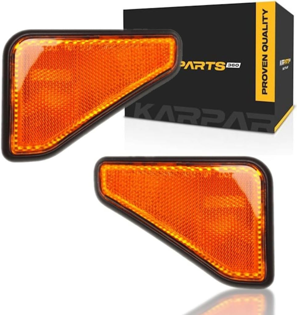 CarLights360 For 2003-2008 Honda Element Pair Side Marker Lights Driver and Passenger Side HO2550125 HO2551125 - replaces 33851-SCV-A11ZB 33801-SCV-A11ZB