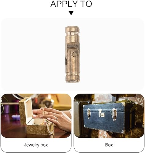 Miniatura 9 de 50 bisagras invisibles de barril de latón, bisagra oculta de latón, bisagra de barril pequeño para cajas de joyería, pequeños proyectos de