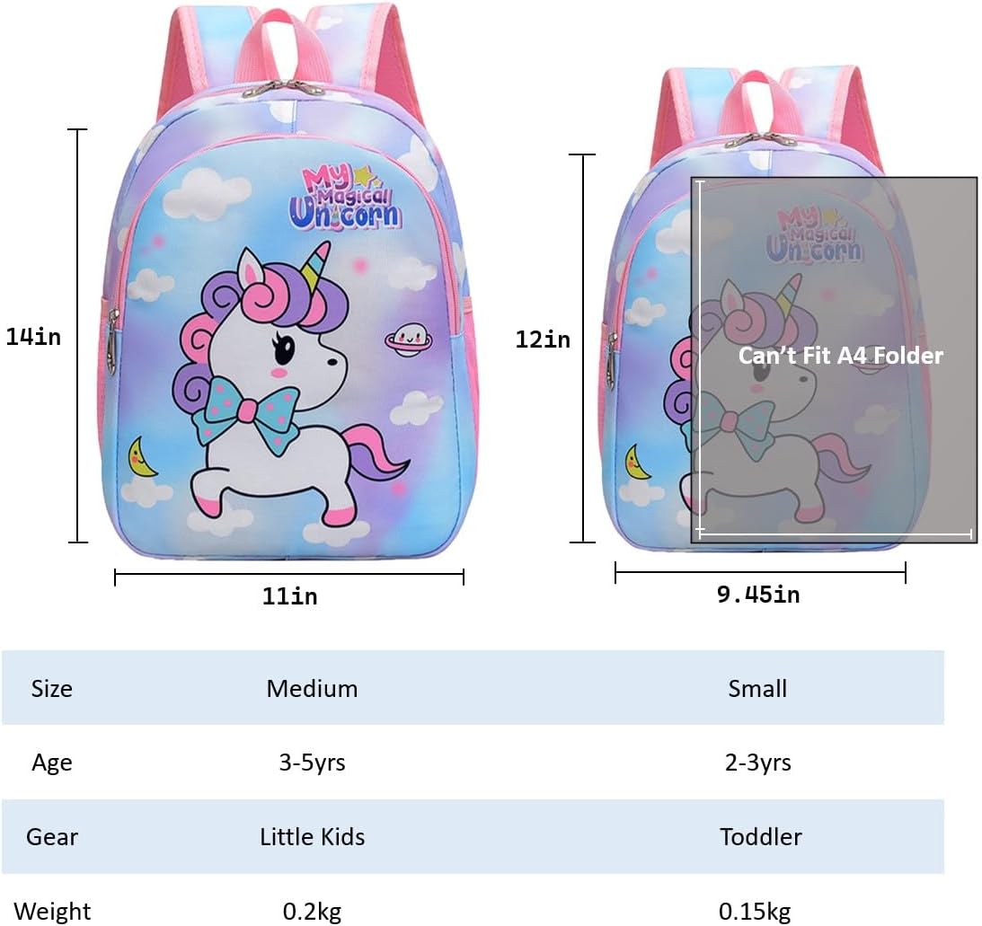 CHERUBIC Kids Backpacks Cute Lightweight Water Resistant Preschool Backpack For Boys Girls Age 3-5 - Image 4