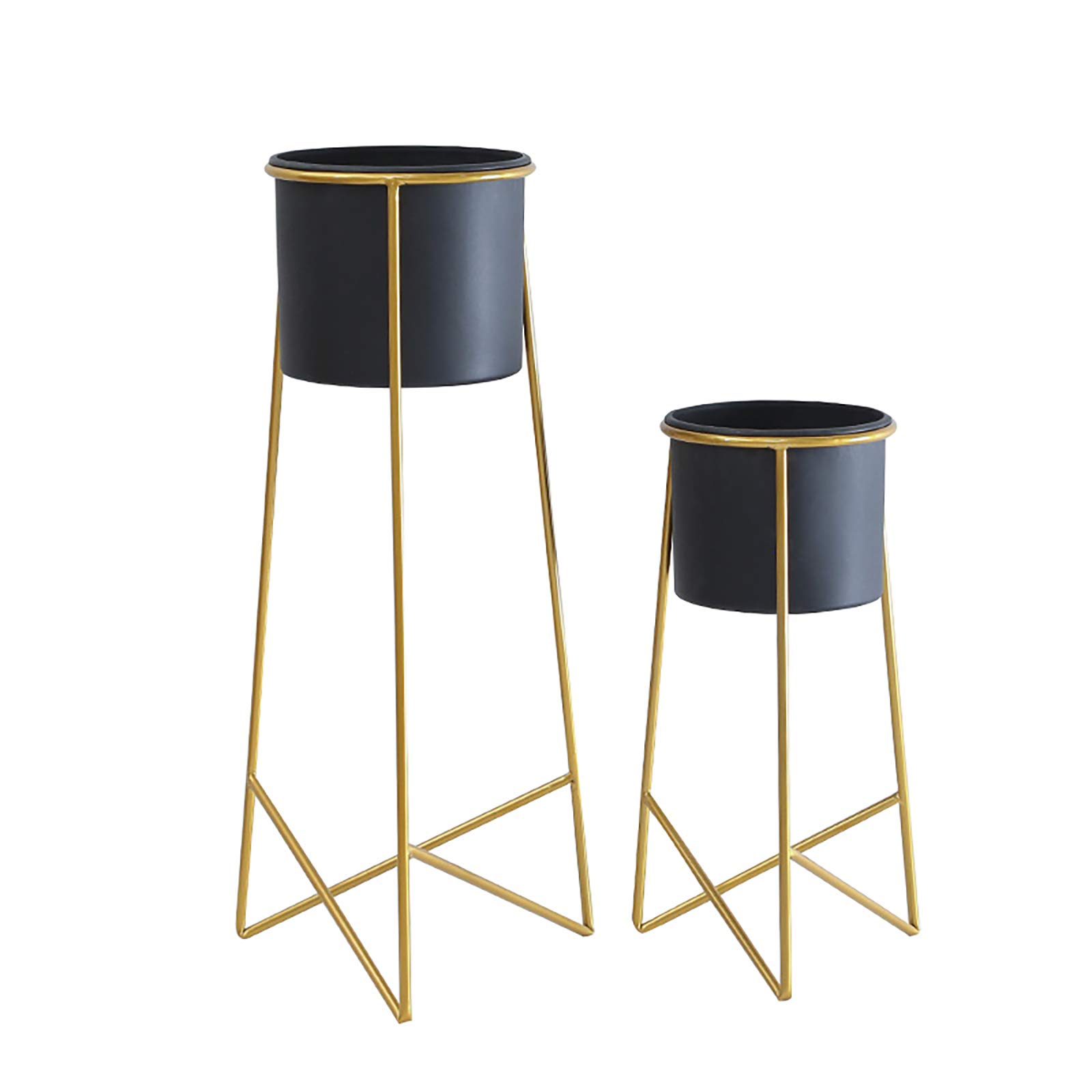 Portavaso di Fiori, Set di Supporti per Piante in Ferro Rimovibili, Porta vasi Decorativi per la casa in Stile Nordico, Pianta in Vaso per Giardino con Patio, Soggiorno, Balcone,5