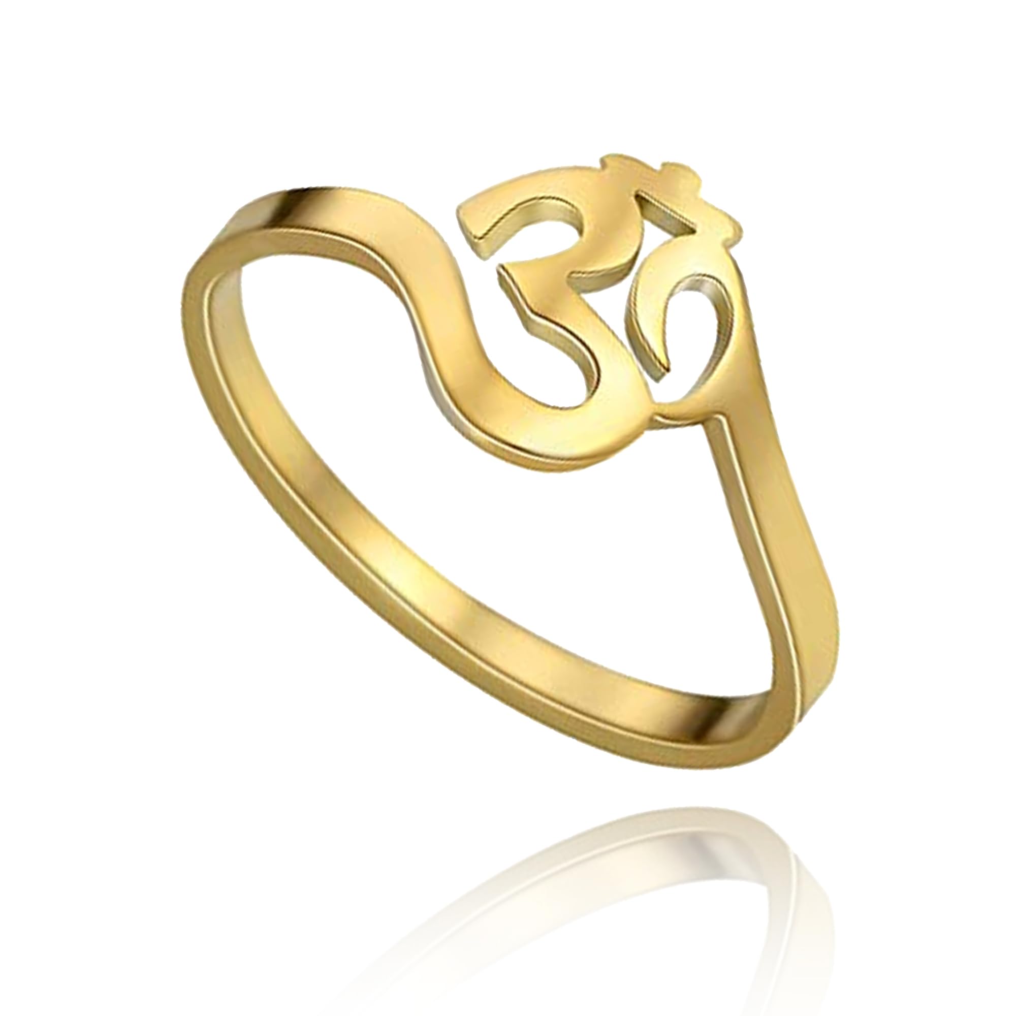 Lotus Flower Om Ohm Aum Symbol Ring Yoga Adjustable Open Rings Promise Rings Flower of Life Filigree Band Finger Ring Jewelry Gifts for Women Men