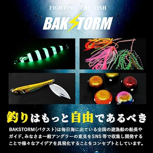 Bakstorm ジグ針 アシストフック ダブル #5