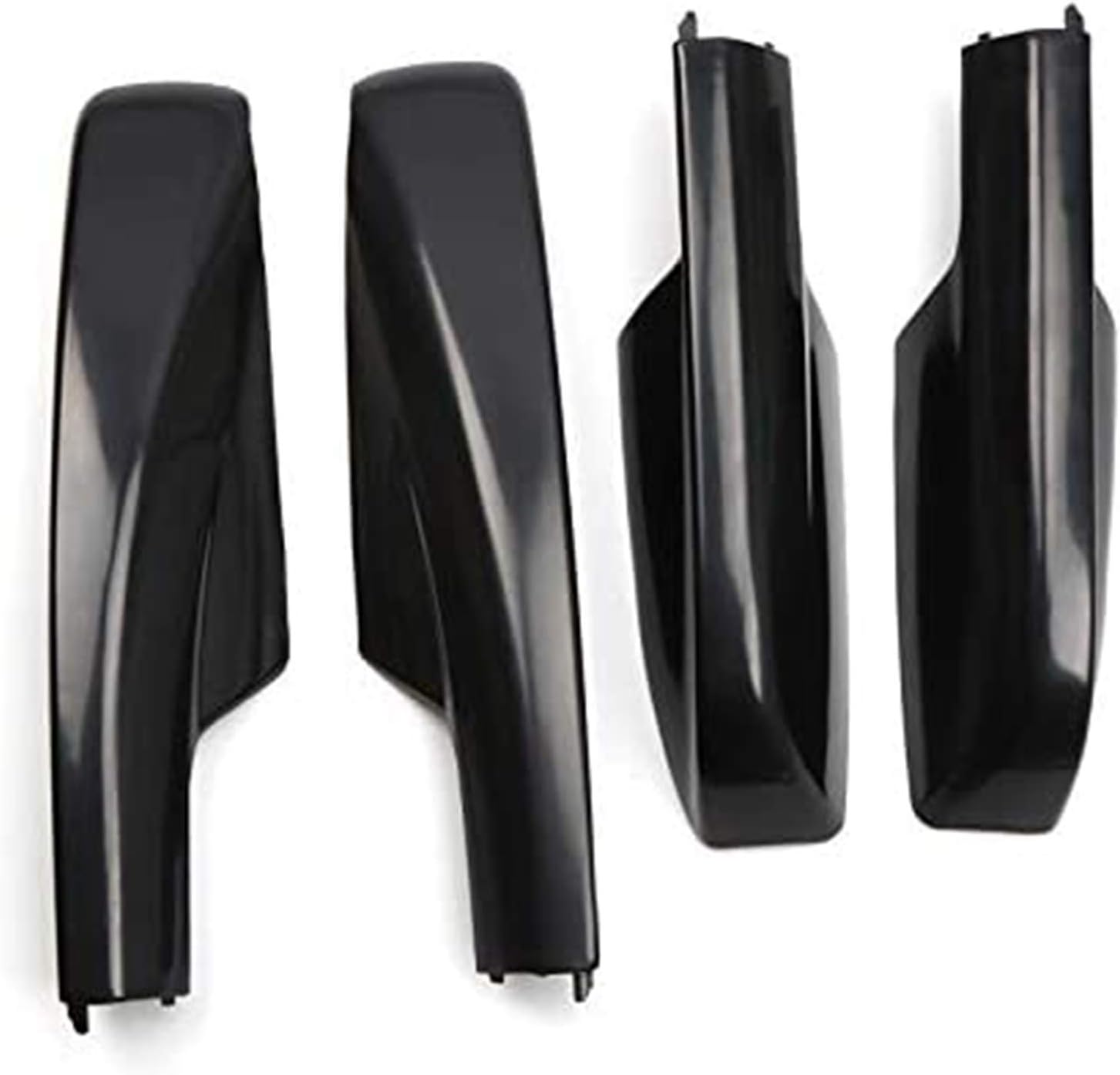 ITrims for Toyota Highlander XU50 2001-2007 Car Accessories Roof Rack Rail End Cover Shell Cap Replacement 4PCS(Black)