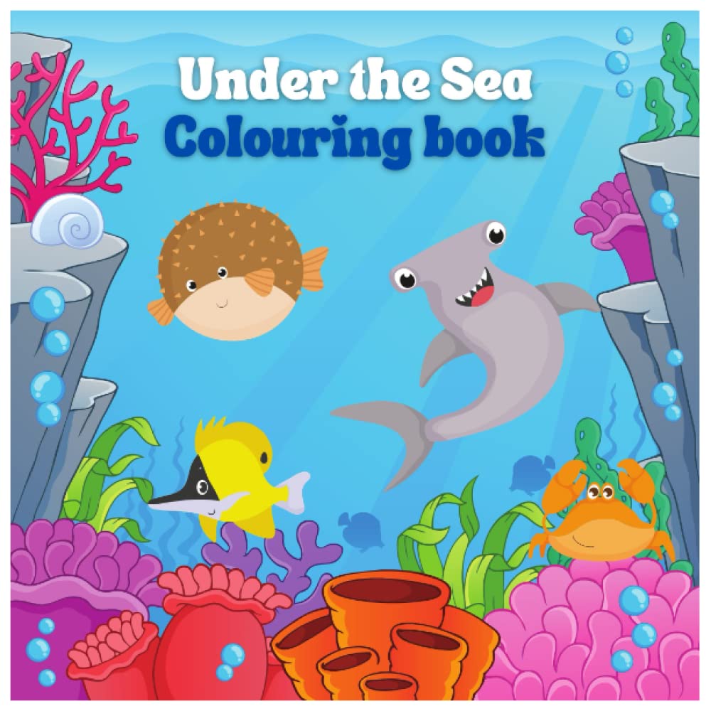 Under the Sea: Colouring Book for kids - 24 Pages