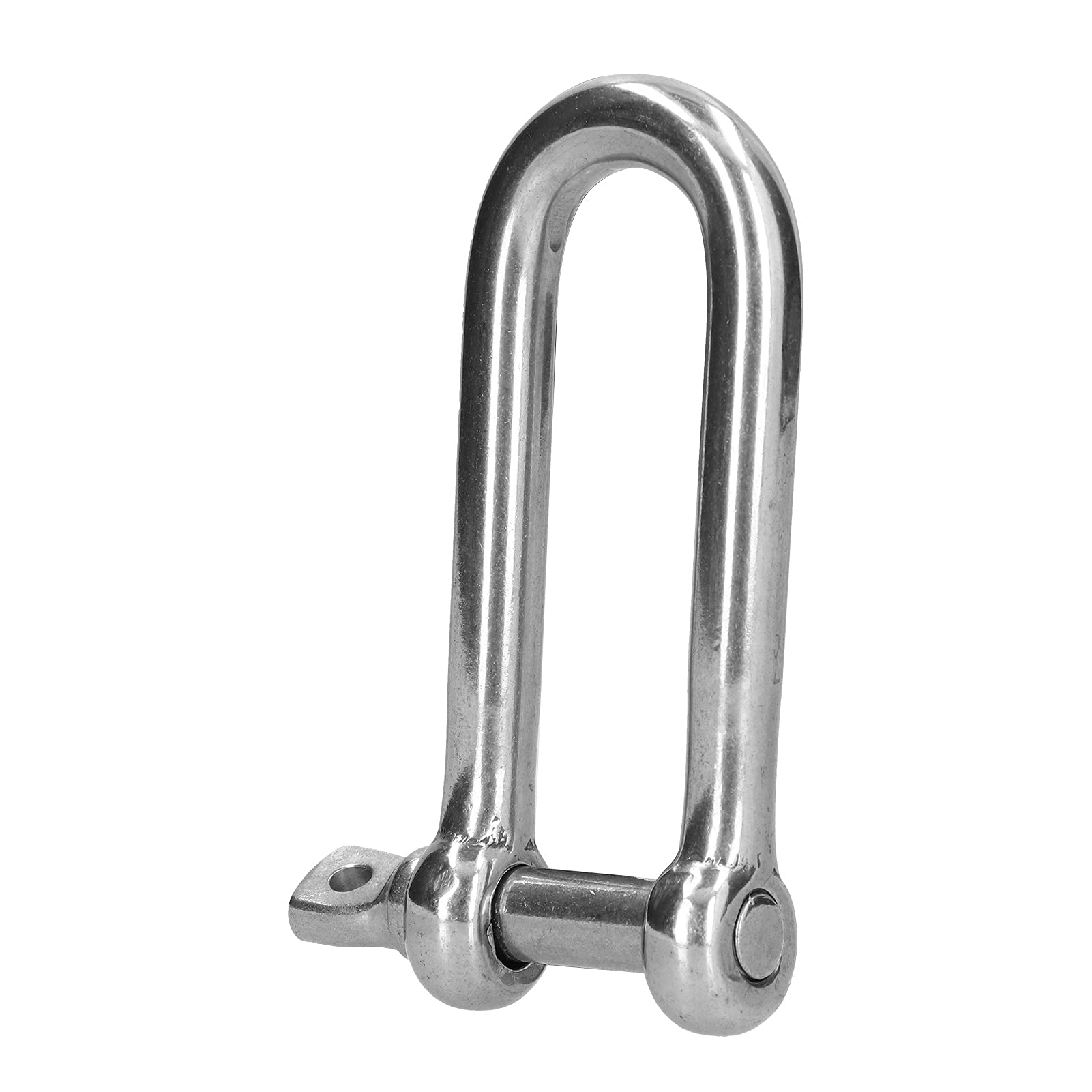Anchor Shackles, Long D Shackle Marine Grade Rigging for Machinery for Boat for Railways (10pcsM4) (10pcsM5) (10pcsM6)