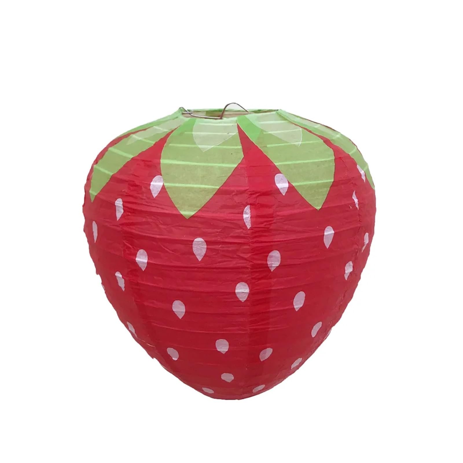 Paper Lantern 2pcs Paper Lanterns Decorations Strawberry-Shaped Spring Theme Party Decor Special-Shaped Shower Light Shades Ceiling(Strawberry,30CM)