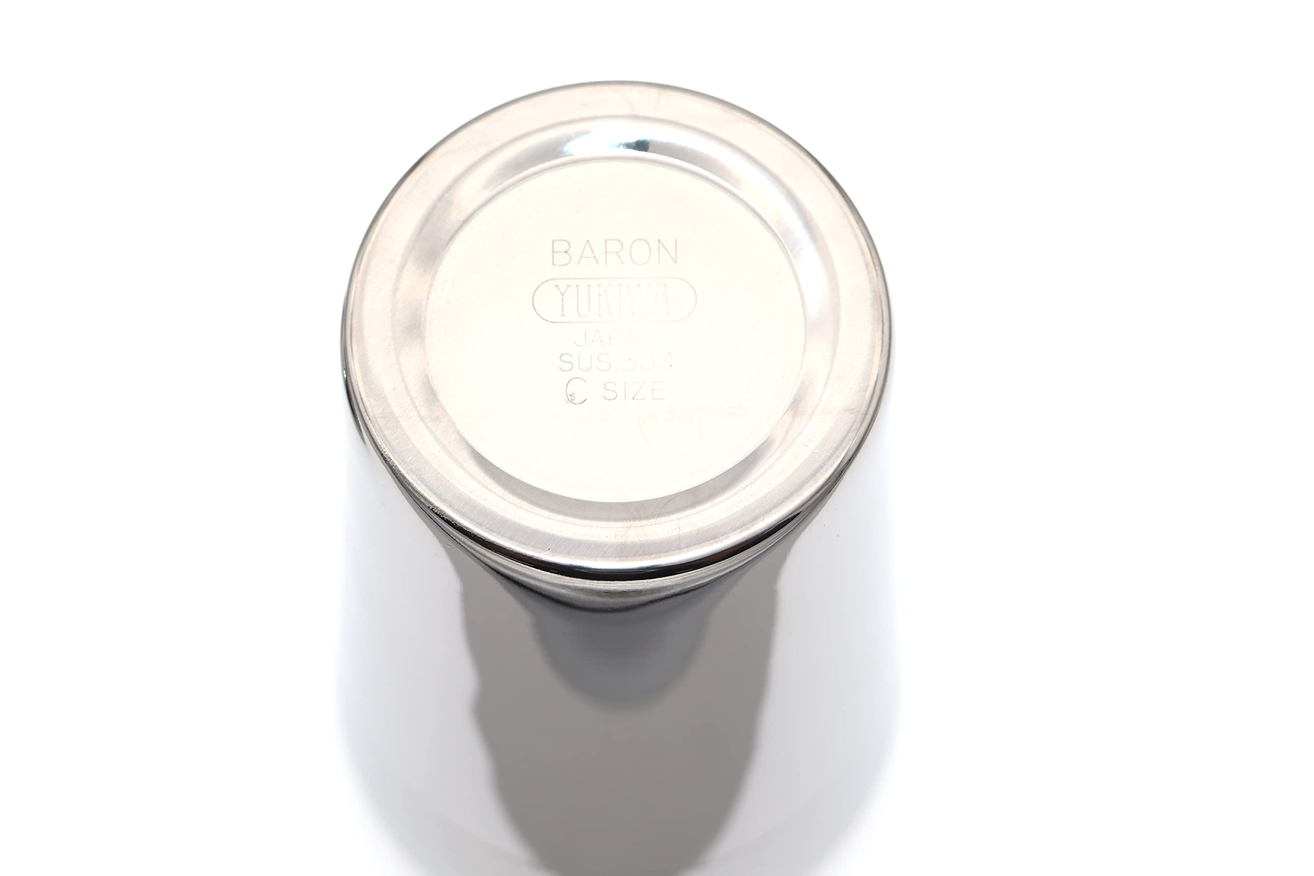 Shaker Cocktail Yukiwa Baron 25cl Argent Fabriqué au Japon