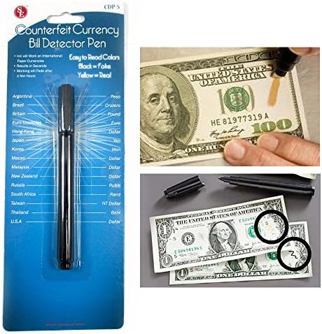 Counterfeit Money Detector Pen Bill Marker Fake Note Currency Thief Buy1get1FREE