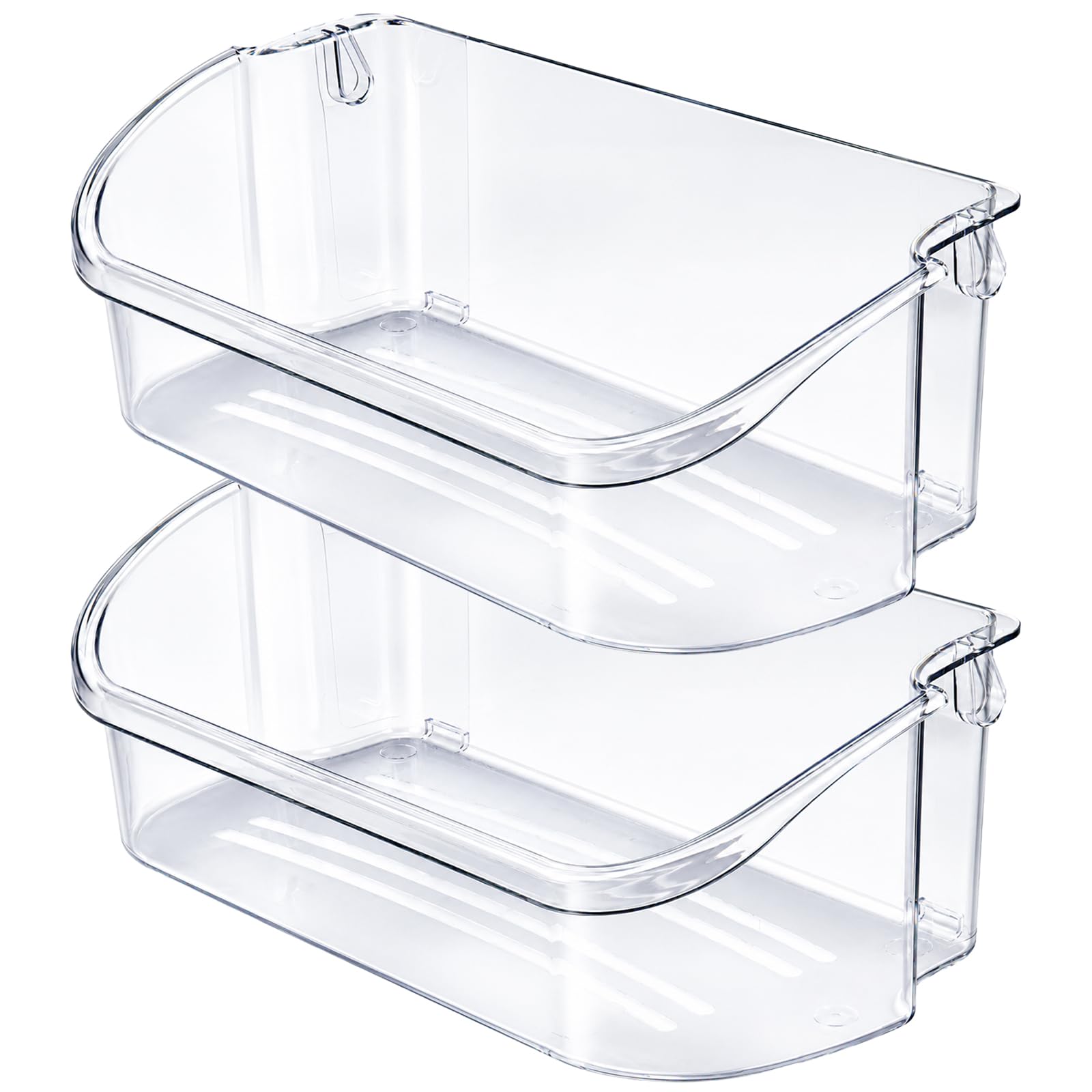 Paquete de 2 contenedores de repuesto para puerta de refrigerador 240356402 para Frigidaire, estante de puerta de repuesto compatible con Frigidaire FFSS2615TS0 LFSS2612TF0 FGHS2631PF4A LFSS2612TE0
