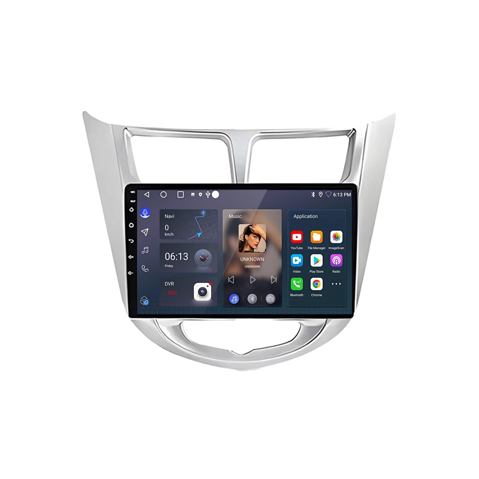 Ekran Carplay dla Hyundai Solaris Verna Accent 1 2010-2016 Przenośne Radio Samochodowe Z Ekranem Dotykowym Hd, Funkcją Mirror Link I Carplay;, 4 Rdzeń 2G+32G