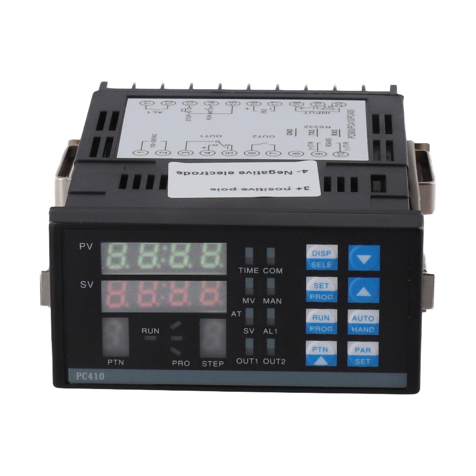 Controlador de temperatura digital PC410 para estación de retrabajo BGA, termostato PID con RS232, 10 curvas 8 segmentos, entrada de termopar tipo K, salida de relé de estado sólido