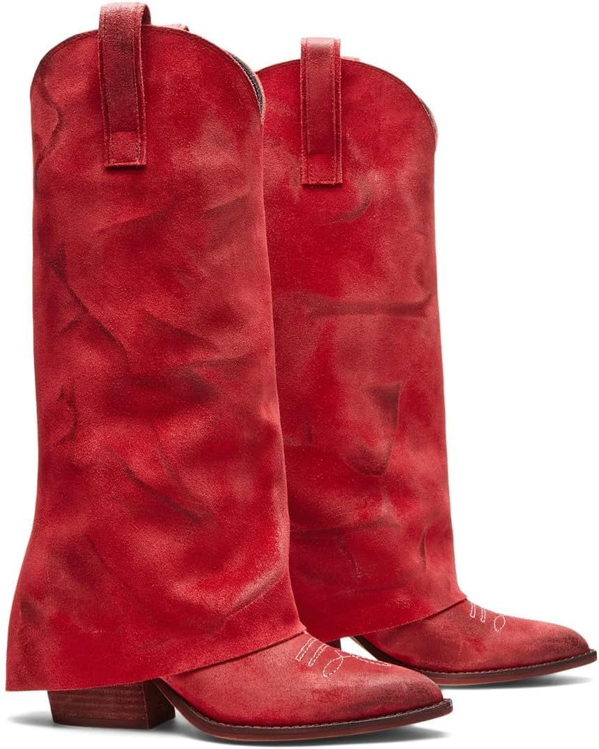 Amazon.com | Steve Madden Women's Sorvino Western Boot, Red