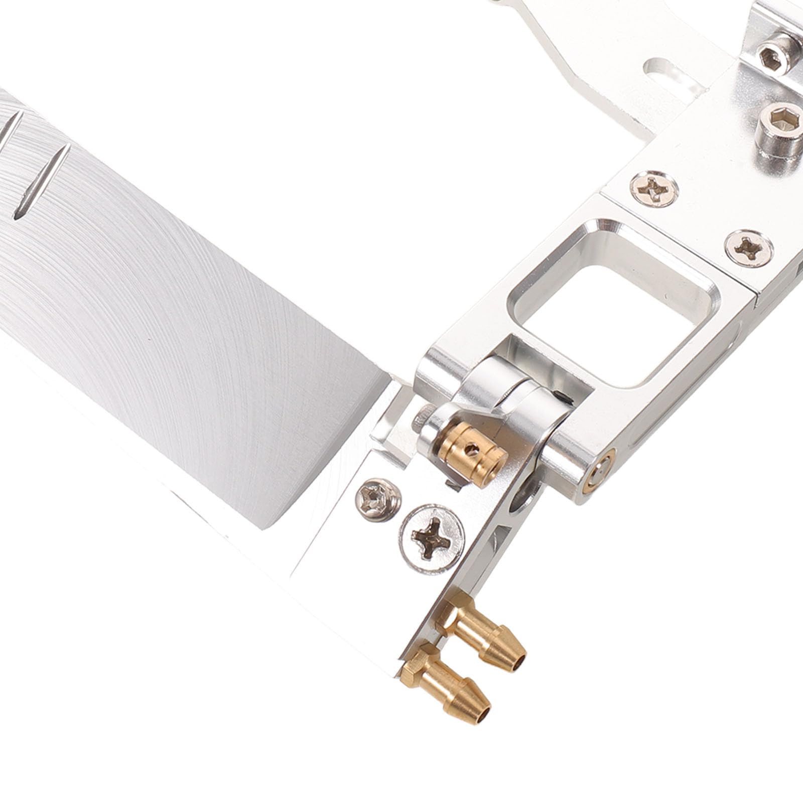 Zerodeko Kit de timón para Barco RC de 110 mm con Eje de 4 mm, Absorbente
