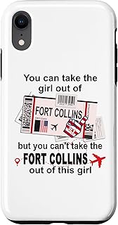 iPhone XR Flight Ticket Fort Collins - Girl Fort Collins Boarding Pass Case
