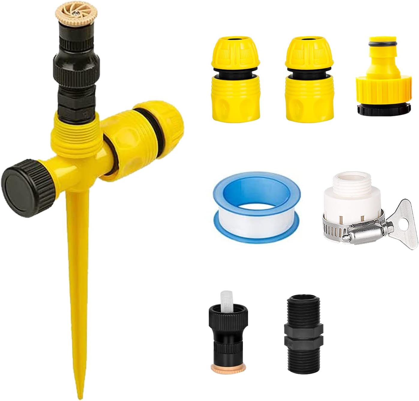 360° Rotation Auto Irrigation System Garden Lawn Sprinkler Patio Pack