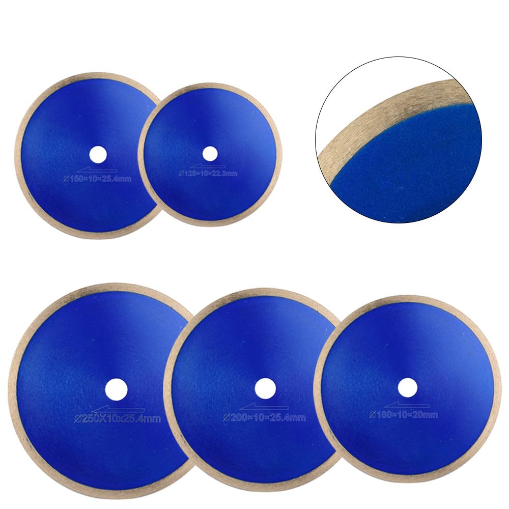 105-350mm Ultra Cienka Diamentowa Tarcza Piły Diamentowa Spiekana Tarcza Tnąca do Cięcia Kamienia Szkła Bursztynowego Kryształu Kamienia Szlachetnego 1 szt. Pierścienia, 150mm, 25,4mm