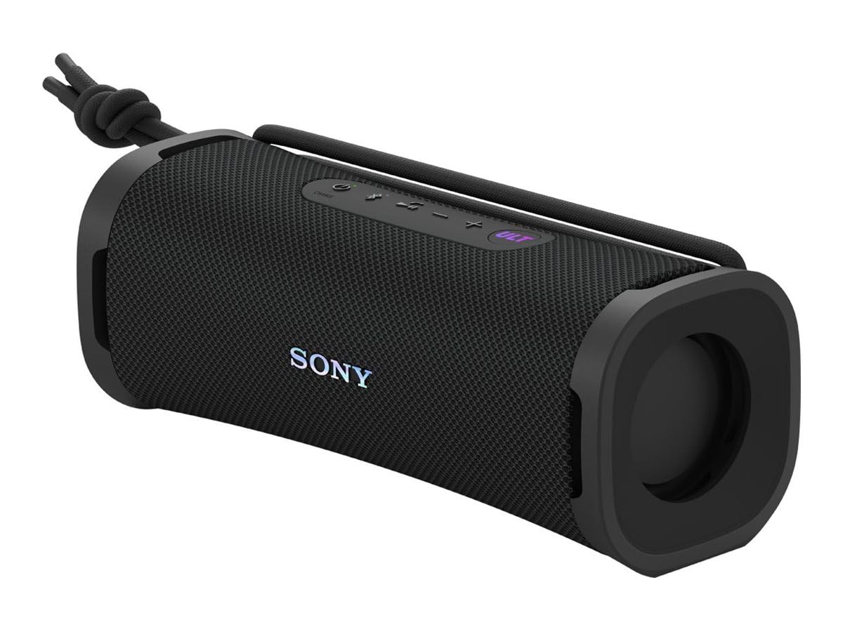Sony ULT FIELD 1 | Portable Wireless Bluetooth Speaker with ULT POWER SOUND, Deep Bass, IP67, Waterproof, Dustproof, Shockproof, 12 Hour Battery, Clear Call Quality - Black