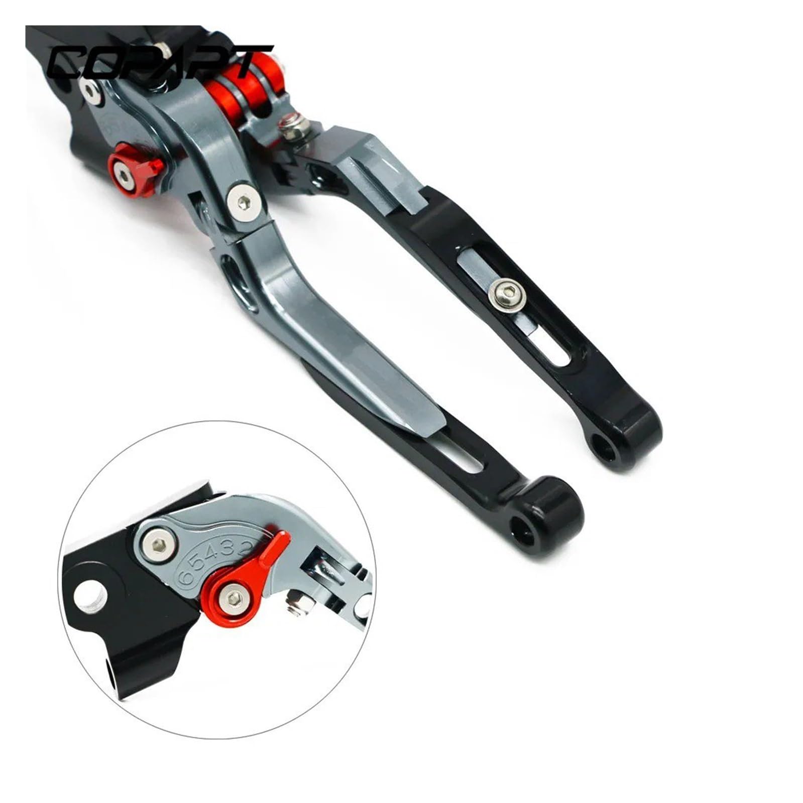 Poignée de Frein Pour GSF 600 BANDIT GSF600 Bandit 1995-2006 Leviers Frein Et D'embrayage Pliables Réglables Extensibles Usinés CNC(BKBKBKBK)