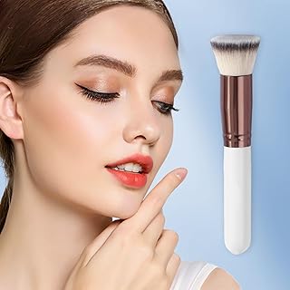 Brocha Kabuki de parte superior plana para ba...