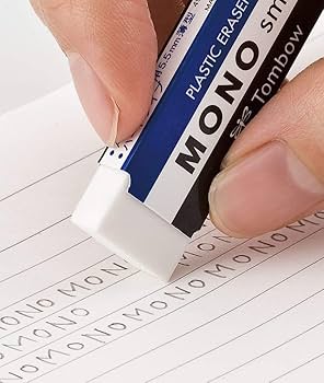 arisa☺︎ Amazon.com: TOMBOW 57335 Mono Smart Eraser, White, 1 Pack