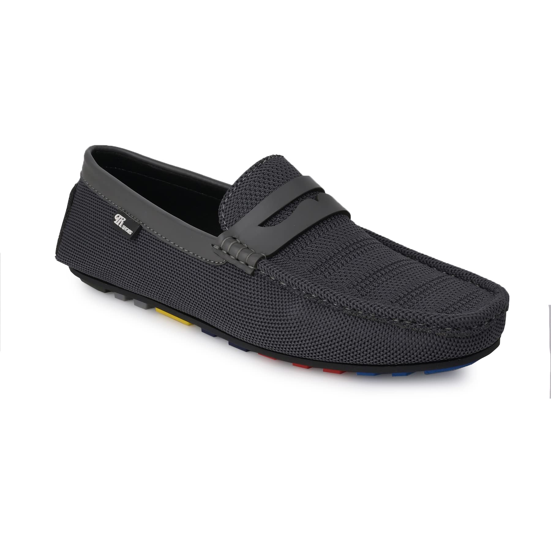 P R Latest, Cool and Extremely Lightweight Mens Loafers Shoes with Knitted Upper and Silicone Sole Grey 6 (B0BWN3CHY3) Amazon Price History, Amazon Price Tracker