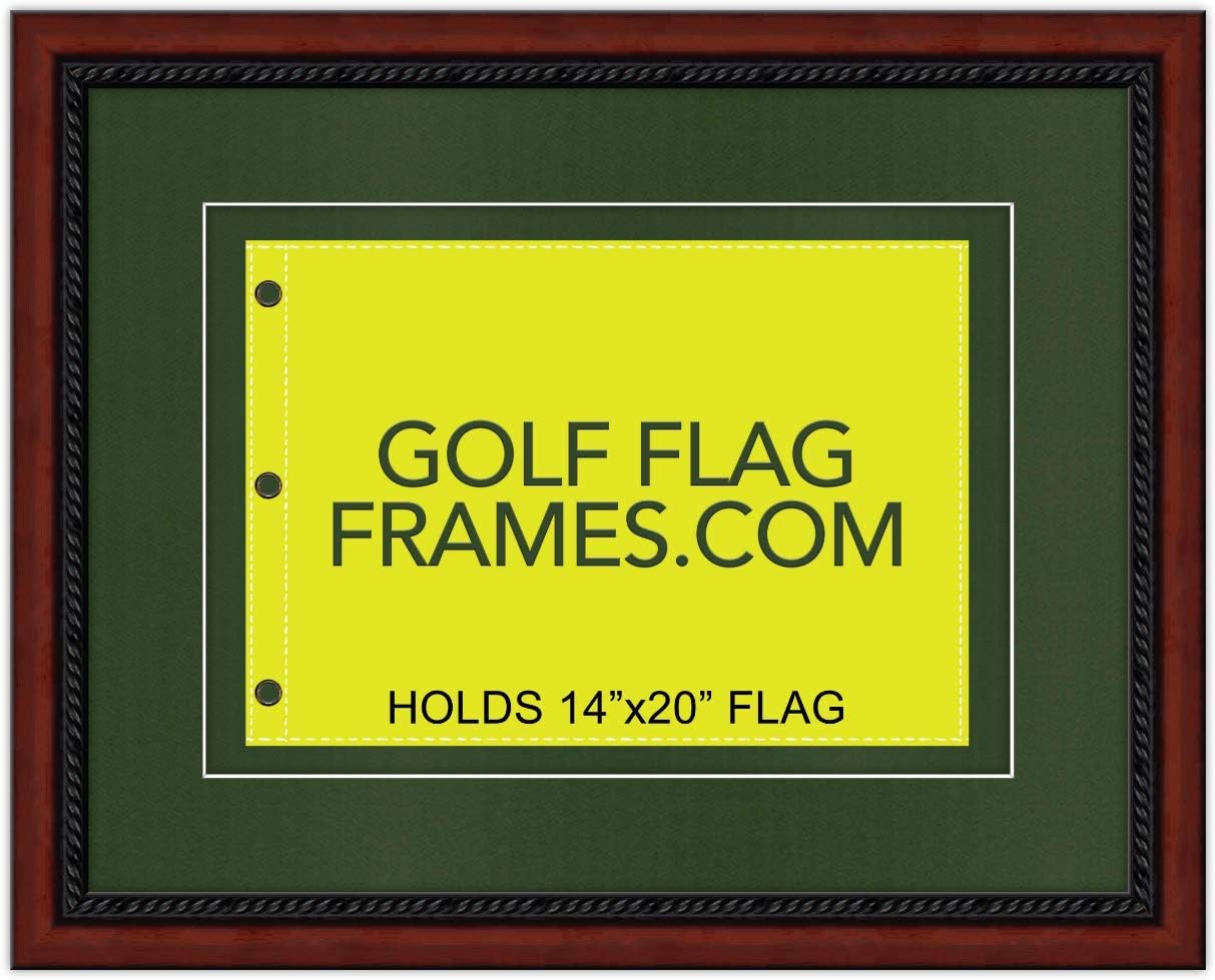 Golf Flag Frames 21x27 Mahogany Brown, Moulding brn013