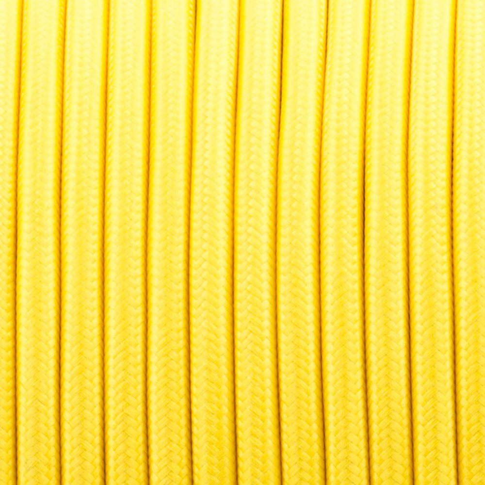Geflochtenes Beleuchtungskabel Italienisch – 3-adrig, 0,75 Mm², Burgunderrot, Vintage-Look, 1 M