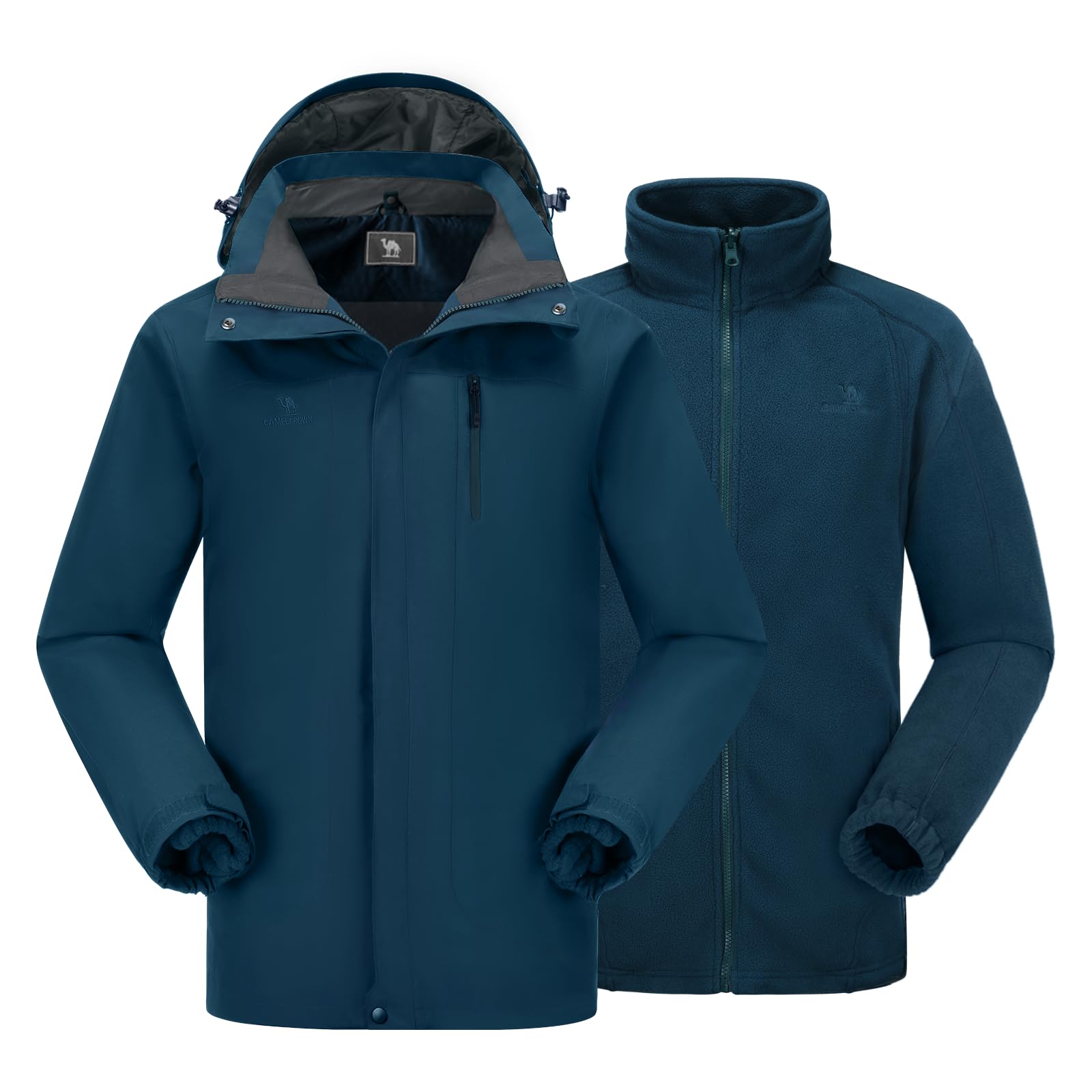 CAMEL CROWN Men's 3 in 1 Ski Snow Jacket