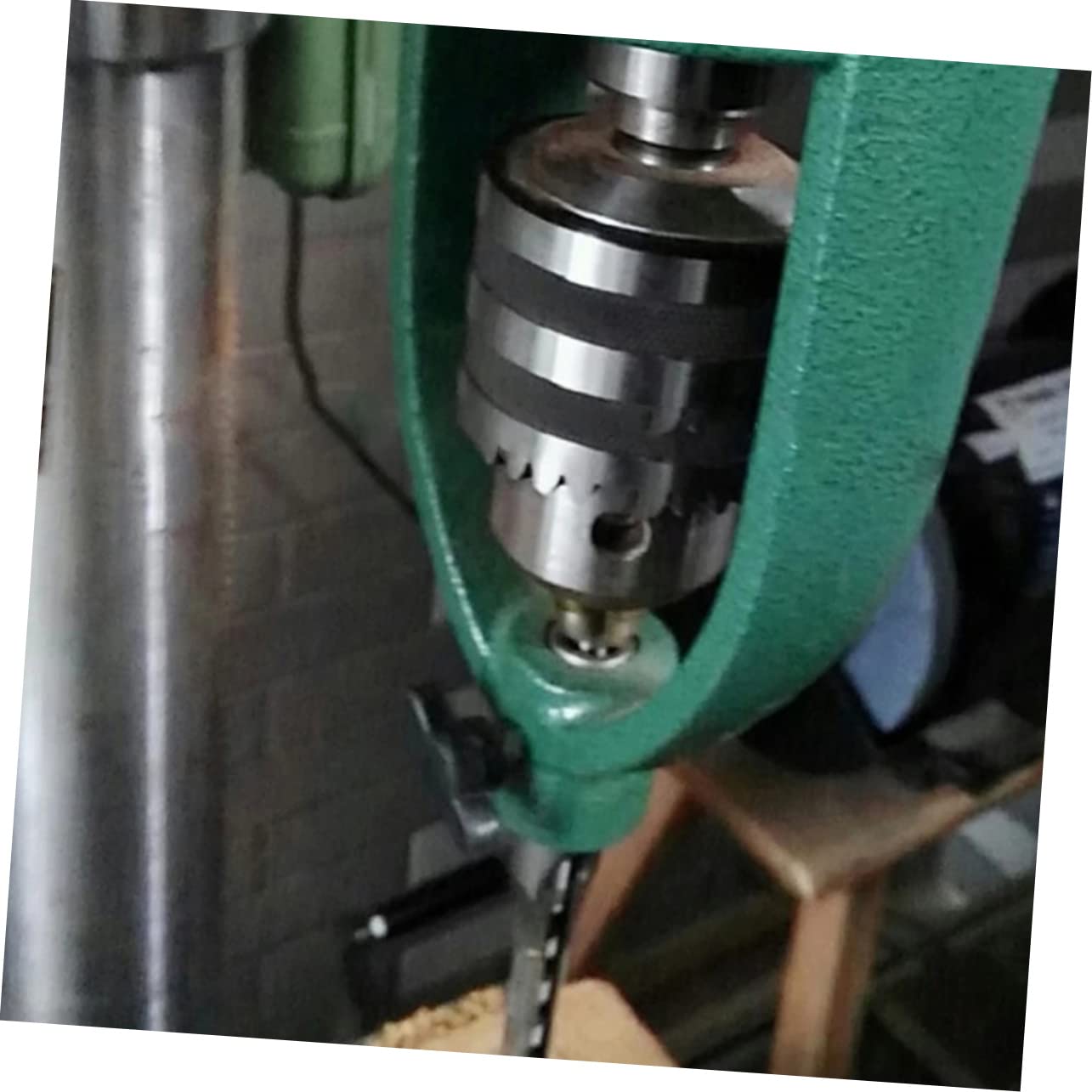 jojofuny Convertidor de Espiga Cuadrada Simple de Instalar para Taladro de Banco Accesorio de Mortaja Hierro Manguito Reductor 65-55 | Conversor de Mortaja y Espiga, Instalación y Desmontaje Sencillos, Resistente Deformación