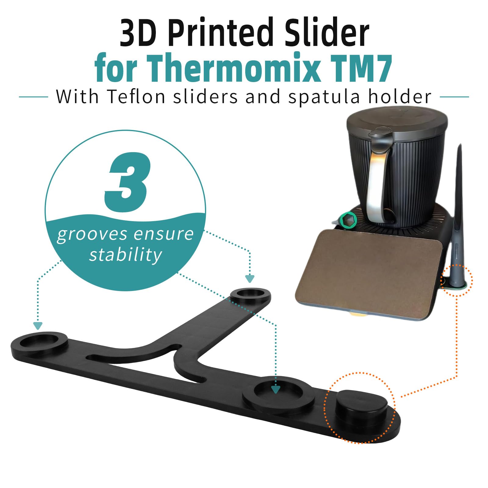 KochFix - Plateau Coulissant Pour Theroix T5 / T6 - Glissière