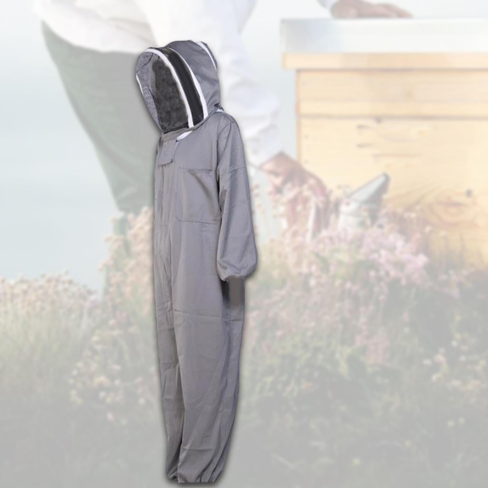 Mono de Apicultor con Capucha Y Velo, Ideal para Actividades en El Jardín, XL