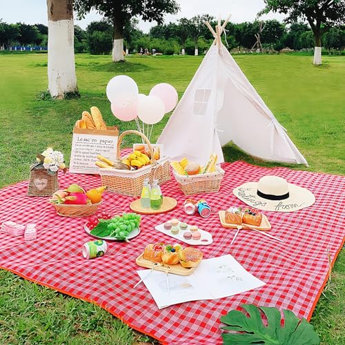 Manta de picnic impermeable extragrande, alfombrilla duradera y cómoda con asa 8
