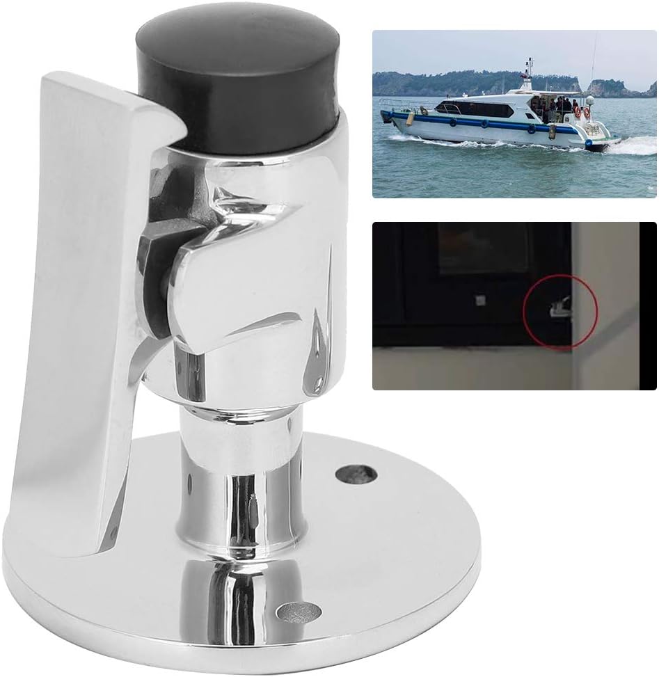 Door Stop & Catch Boat Floor Knob Door Stopper Catch Door Hold Open Heavy Duty Hook Stop Ship Accessory